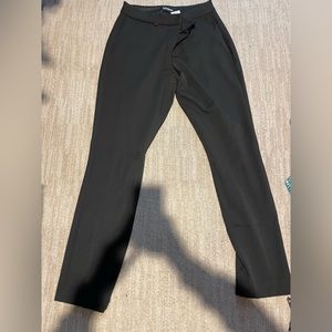 Express Columnist ankle midrise black work pants